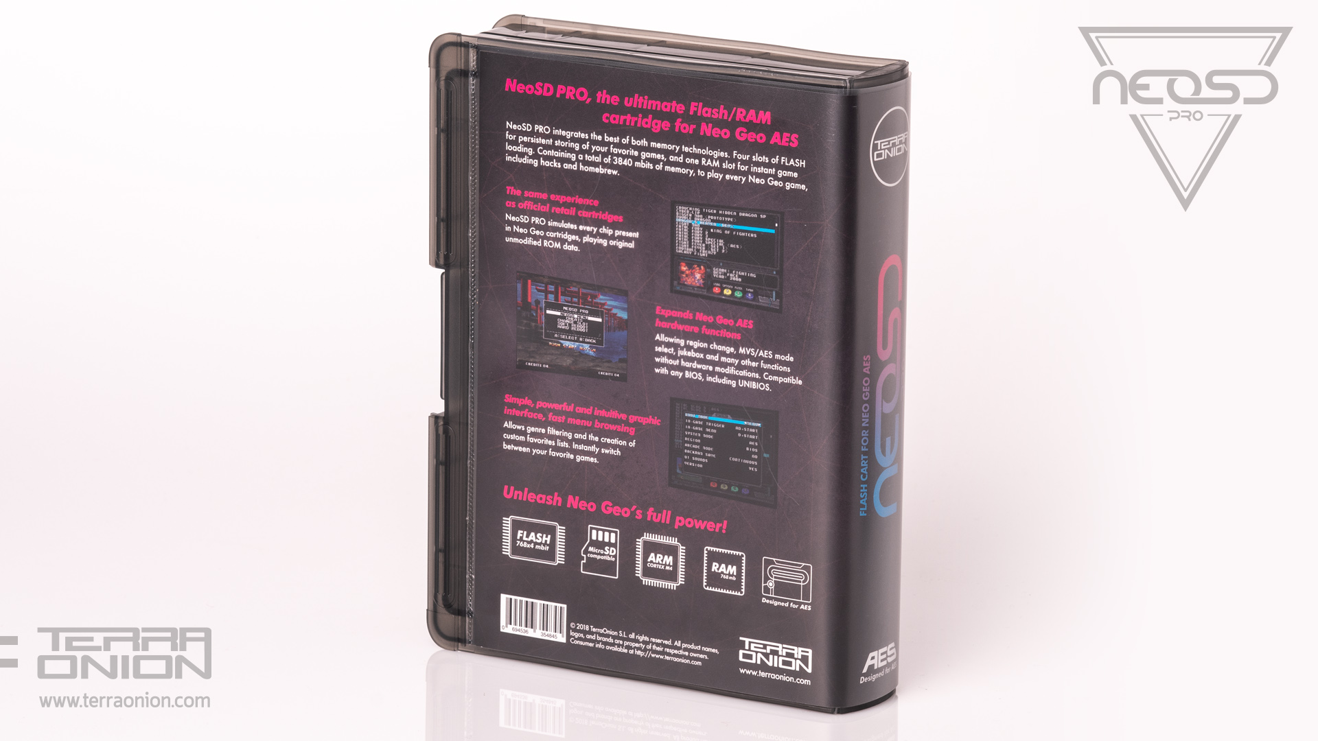 <b>El nuevo cartucho Flash/RAM</b> para Neo Geo AES